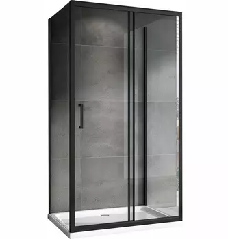 Душевой уголок Abber Schwarzer Diamant 160х85 AG30160B-S85B-S85B