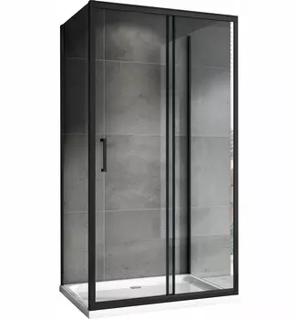 Душевой уголок Abber Schwarzer Diamant 170х85 AG30170B-S85B-S85B