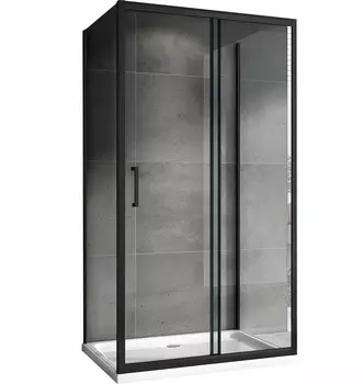 Душевой уголок Abber Schwarzer Diamant 180х75 AG30180B-S75B-S75B