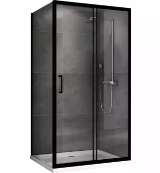 Душевой уголок Abber Schwarzer Diamant 180х85 AG30180B-S85B