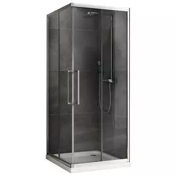 Душевой уголок Abber Schwarzer Diamant 90х90 AG02090H