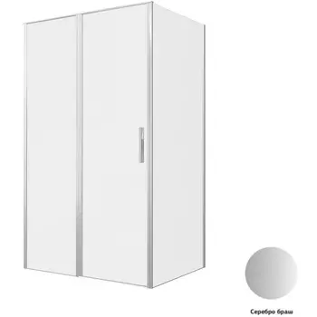 Душевой уголок Allen Brau Priority 120x90 3.31008.BA + 3.31017.BA серебро браш