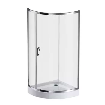 Душевой уголок Am.Pm Like Solo Slide 90x90 хром, прозрачный без поддона