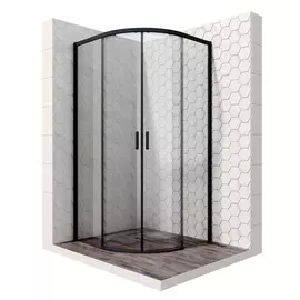 Душевой уголок Ambassador Queen Black 100х100 11011202Black