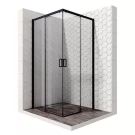 Душевой уголок Ambassador Queen Black 90х90 11011203Black