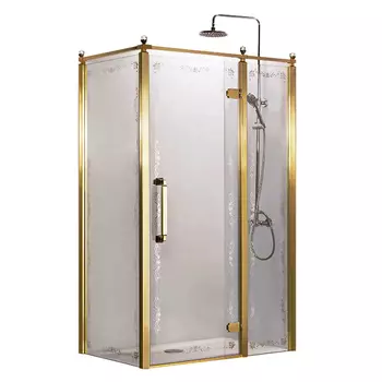 Душевой уголок Azario Ontario 120х90 AZNBB1231R900GOLD правый