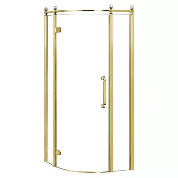 Душевой уголок Azario Ontario 90х90 AZNBB2231L900GOLD левый