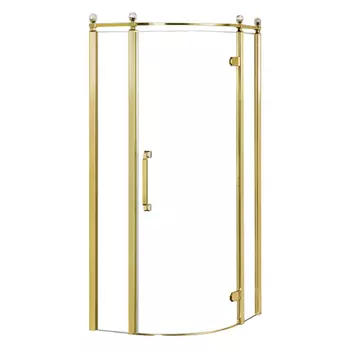 Душевой уголок Azario Ontario 90х90 AZNBB2231R900GOLD правый