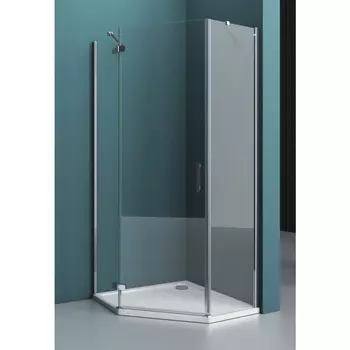 Душевой уголок Belbagno Kraft P-1-100-C-Cr-L без поддона