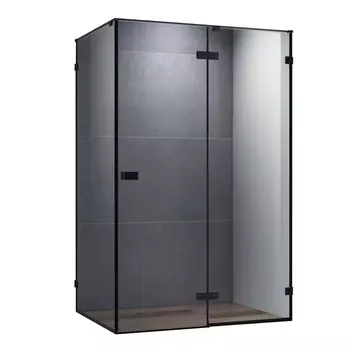 Душевой уголок Cezares BELLAGIO-AH-1-120/80-C-NERO