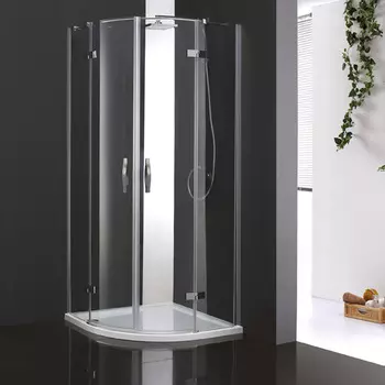 Душевой уголок Cezares Bergamo R2 100 Arco C Cr прозрачное стекло, профиль хром