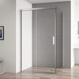 Душевой уголок Cezares Duet Soft AH1 110/80 C Cr прозрачное стекло, профиль хром