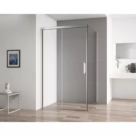 Душевой уголок Cezares Duet Soft AH-1-120/90-C-Cr стекло прозрачное, профиль хром