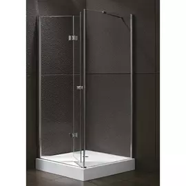 Душевой уголок Cezares Elena ASH1 100/80 C Cr прозрачное стекло, профиль хром