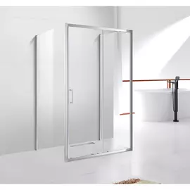 Душевой уголок Cezares Molveno AH-12-140/90-C-Cr-IV стекло прозрачное, профиль хром