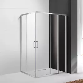 Душевой уголок Cezares Molveno AH-21-100+30-C-Cr-IV стекло прозрачное, профиль хром