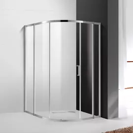 Душевой уголок Cezares Molveno RH11 120/110 C Cr IV прозрачное стекло, профиль хром