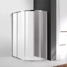 Душевой уголок Cezares Molveno RH-1-120/100-P-Cr текстурное стекло, профиль хром