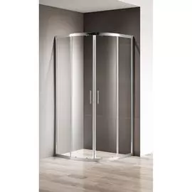 Душевой уголок Cezares Momento R2 100 C Cr прозрачное стекло, профиль хром