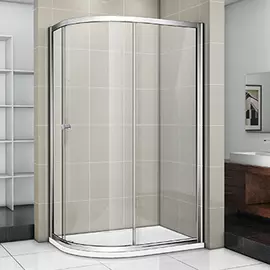 Душевой уголок Cezares Pratico RH1 120/90 C Cr прозрачное стекло, профиль хром