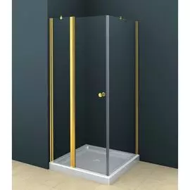 Душевой уголок Cezares Royal Palace AH12 120/100 C G прозрачное стекло, профиль золото