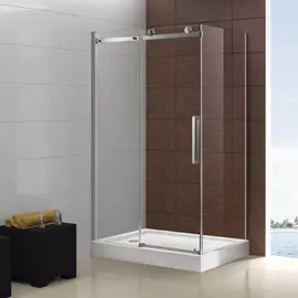 Душевой уголок Cezares Stylus O-M-AH-1-160/80-C-Cr стекло прозрачное, профиль хром