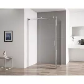 Душевой уголок Cezares Stylus Soft AH1 110/90 C Cr прозрачное стекло, профиль хром