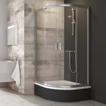 Душевой уголок Ravak BLCP4-80 Sabina сатин + Транспарент