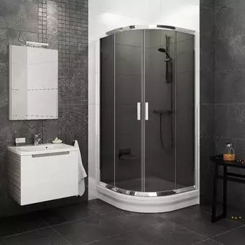 Душевой уголок Ravak BLCP4 90 белый + Грапе