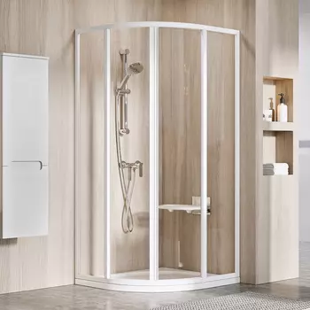 Душевой уголок Ravak SKCP4-90 195 белый+Транспарент