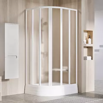 Душевой уголок Ravak SKKP6-90 195 белый+Грапе