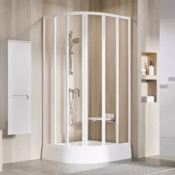 Душевой уголок Ravak SKKP6-90 195 белый+Транспарент