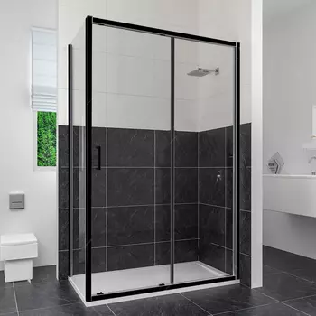 Душевой уголок RGW CL-48B (CL-14B + Z-050-1B) 120х100 стекло прозрачное