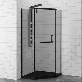 Душевой уголок RGW HO-081B 100х100х195 стекло тонированное