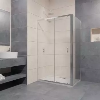 Душевой уголок RGW PA-42 (PA-12 + Z-050-2) 100х70 стекло прозрачное