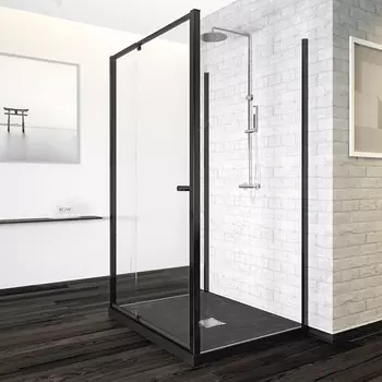 Душевой уголок RGW PA-44B (PA-02B + Z-050-1B) 70х80х185 стекло прозрачное