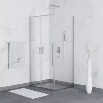 Душевой уголок RGW SV-42 (SV-12 + Z-050-2) 110х90 стекло прозрачное