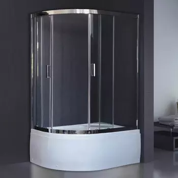 Душевой уголок Royal Bath BK-T-CH-R 120х80 прозрачное с поддоном