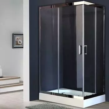 Душевой уголок Royal Bath HP-T-CH 120x80 L прозрачное с поддоном