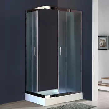 Душевой уголок Royal Bath HPD-C-CH 120x100 рифленое без поддона
