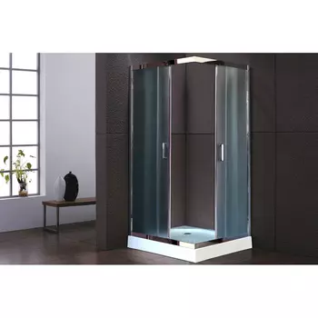 Душевой уголок Royal Bath HPD-C-CH 80x80 рифленое без поддона