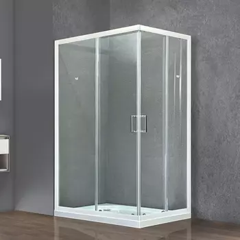 Душевой уголок Royal Bath HPD-T 100x115 прозрачное без поддона