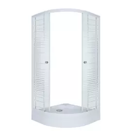 Душевой уголок Тритон Стандарт 90х90 А полосы с поддоном