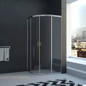 Душевой уголок Veconi Rovigo RV02-100PL-01-19C1 стекло прозрачное