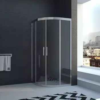 Душевой уголок Veconi Rovigo RV05-80PL-01-19C1 стекло прозрачное