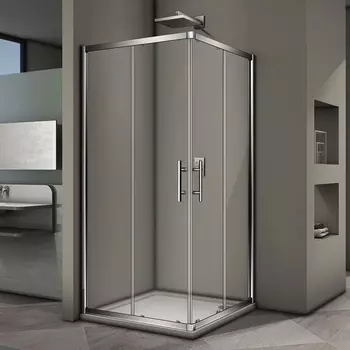 Душевой уголок Veconi Rovigo RV29-80K-01-19C3 стекло прозрачное