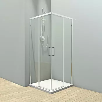 Душевой уголок Veconi Rovigo RV47-90-01-C4 стекло прозрачное