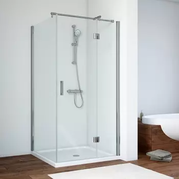 Душевой уголок Vegas Glass AFP-Fis 0090 08 01 стекло прозрачное, профиль глянцевый хром