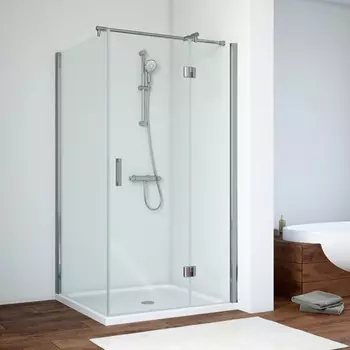 Душевой уголок Vegas Glass AFP-Fis 110*70 08 01 стекло прозрачное, профиль глянцевый хром