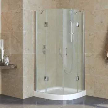 Душевой уголок Vegas Glass AFS lux 0100 08 01 стекло прозрачное, профиль глянцевый хром